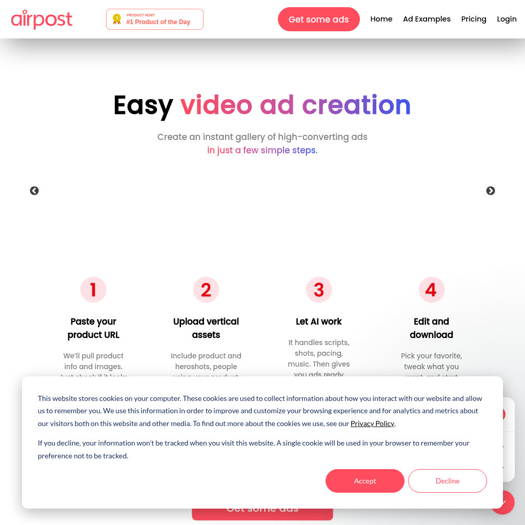 Airpost: Create high-converting ads in just a few simple steps