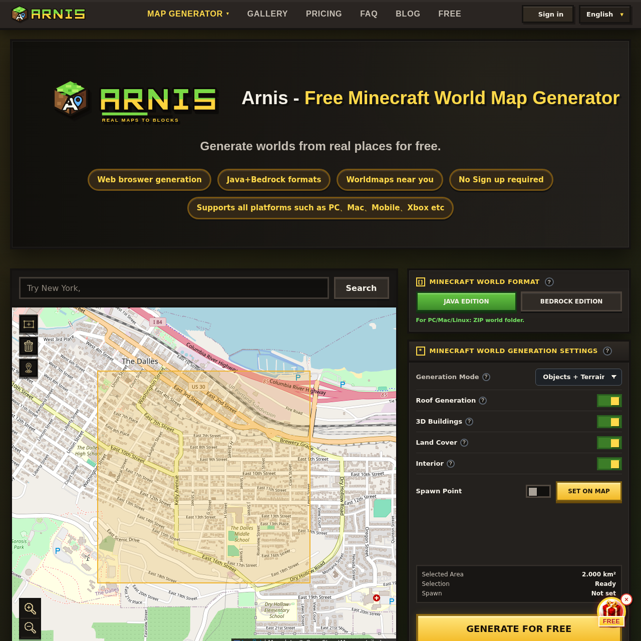 Minecraft Map Generator