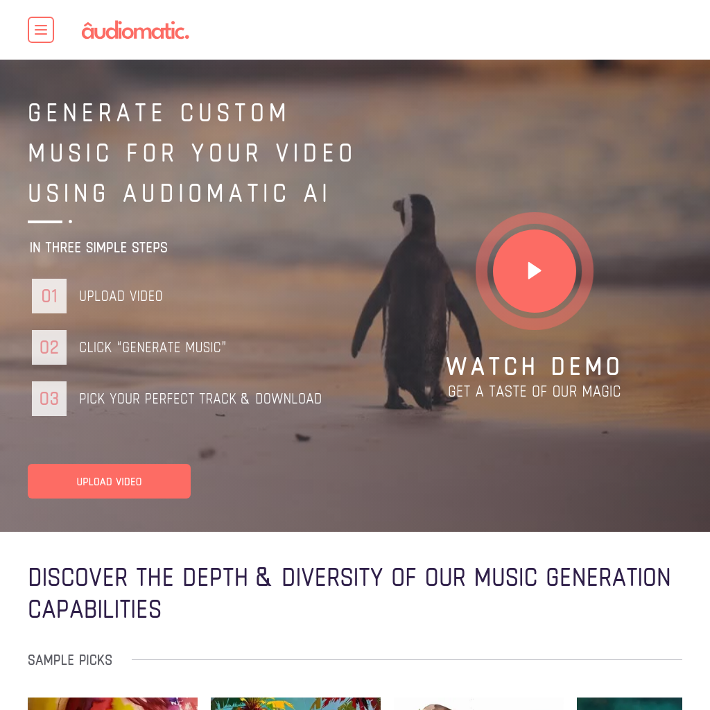 Generate custom music for your video with ease, no more manual sound searches! 🎵