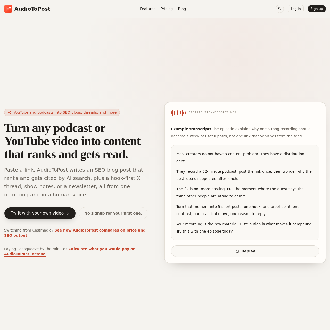 Content repurposing tool