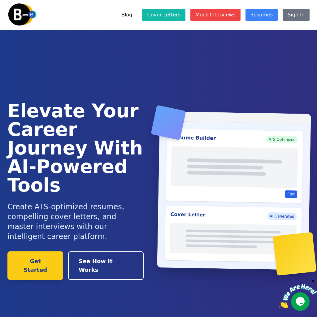 Bange.io: Elevate Your Career Journey With AI-Powered Tools