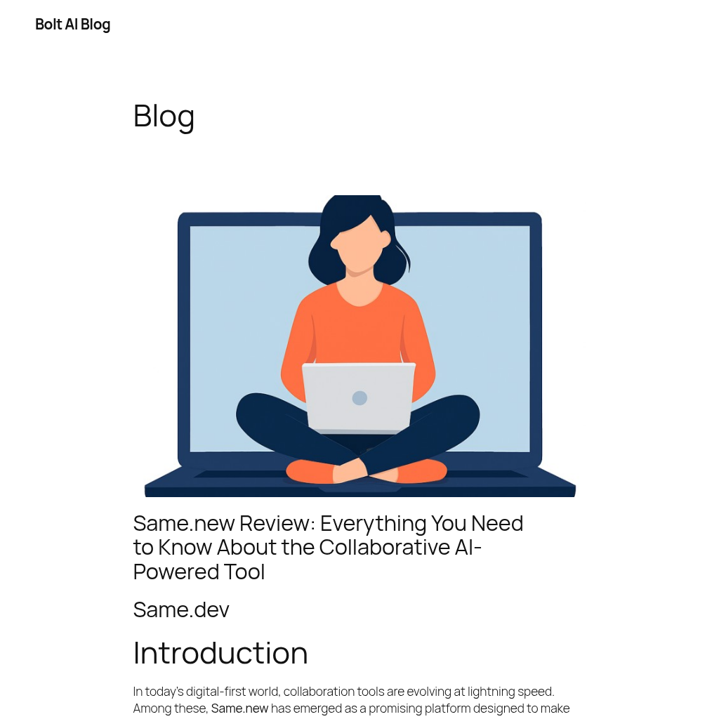 Bolt AI: Simplify Collaboration with AI-Powered Productivity