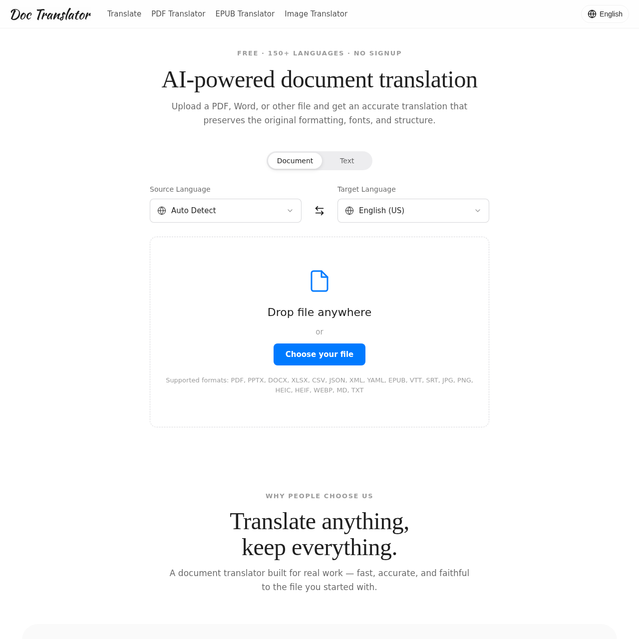 Document Translator