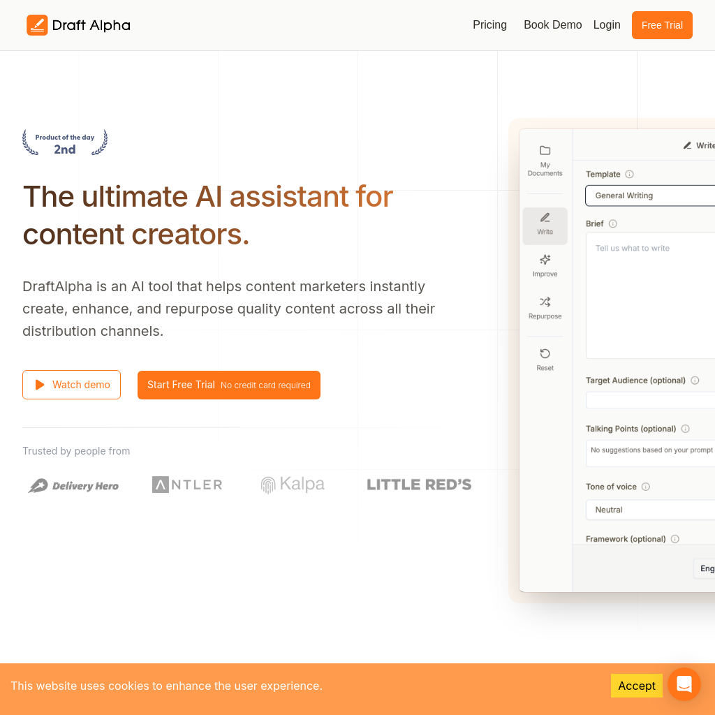 Draft Alpha: Write Smarter, Not Harder. Just like You Wanted to