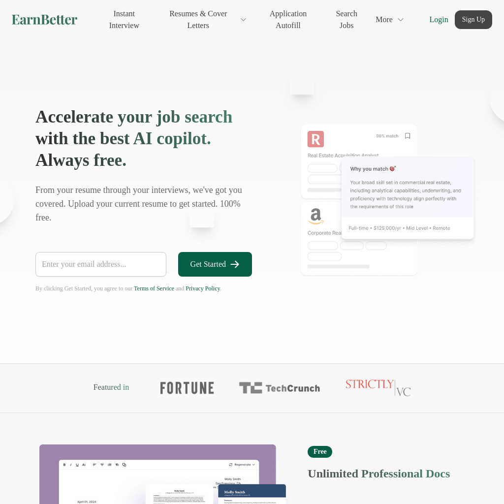 EarnBetter: Save Time and Get More Interviews with AI