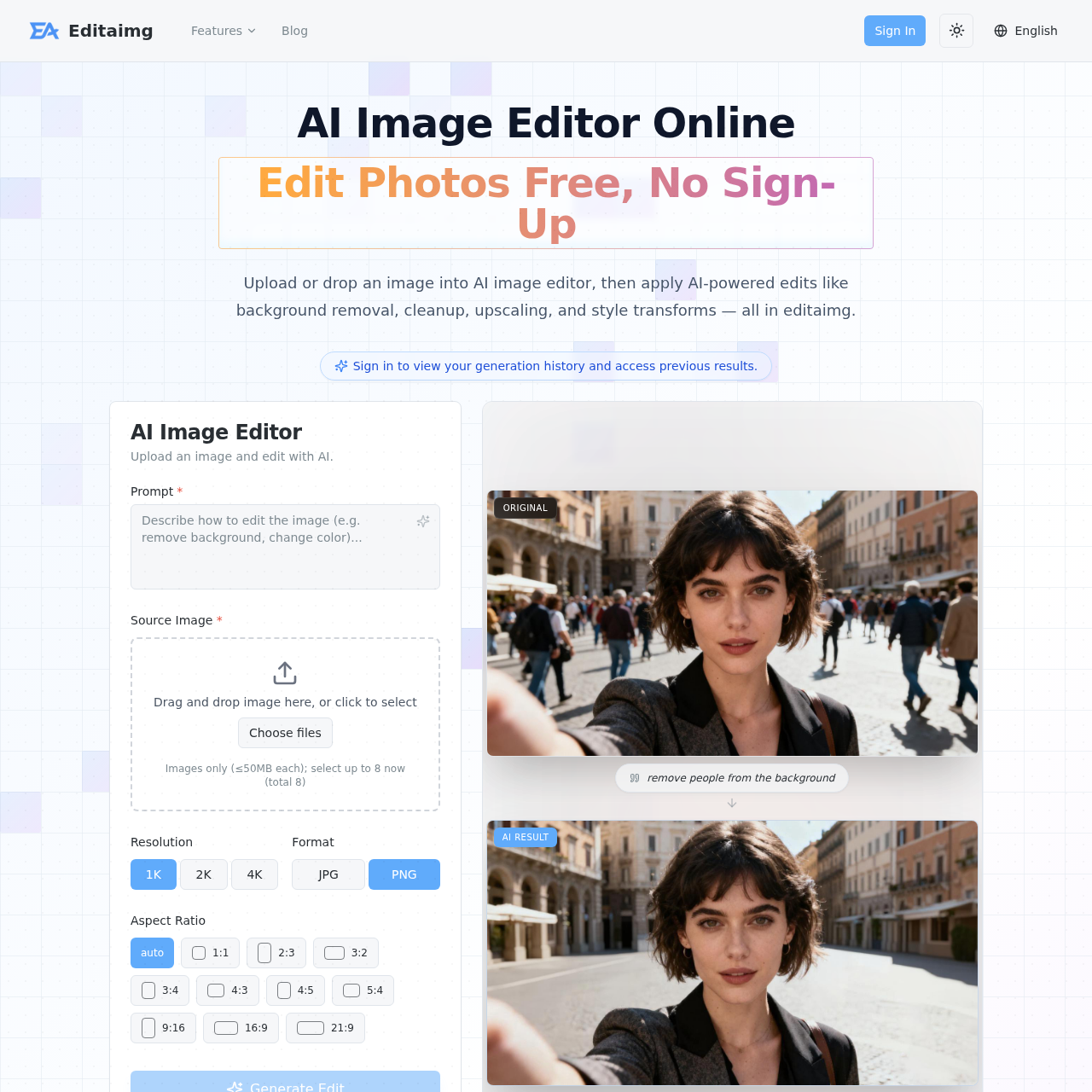 AI Image Editor