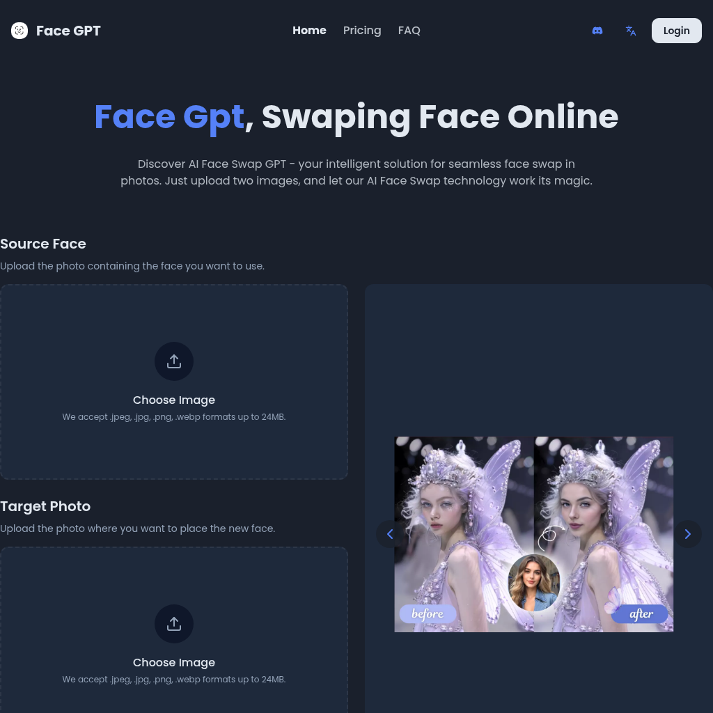 Face GPT: Transform Your Photos with AI Face Swap and Analysis