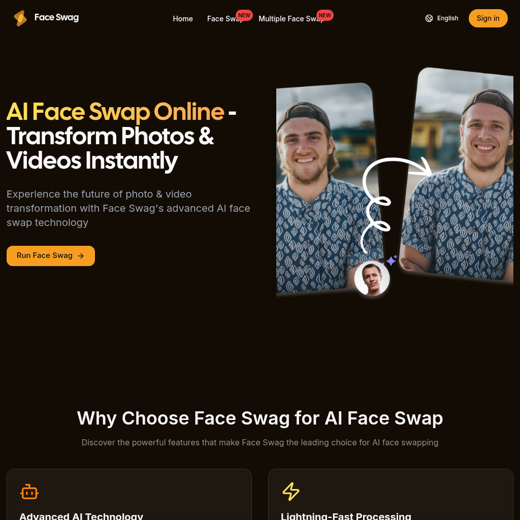 Face Swag: Transform Photos & Videos Instantly with Face Swag