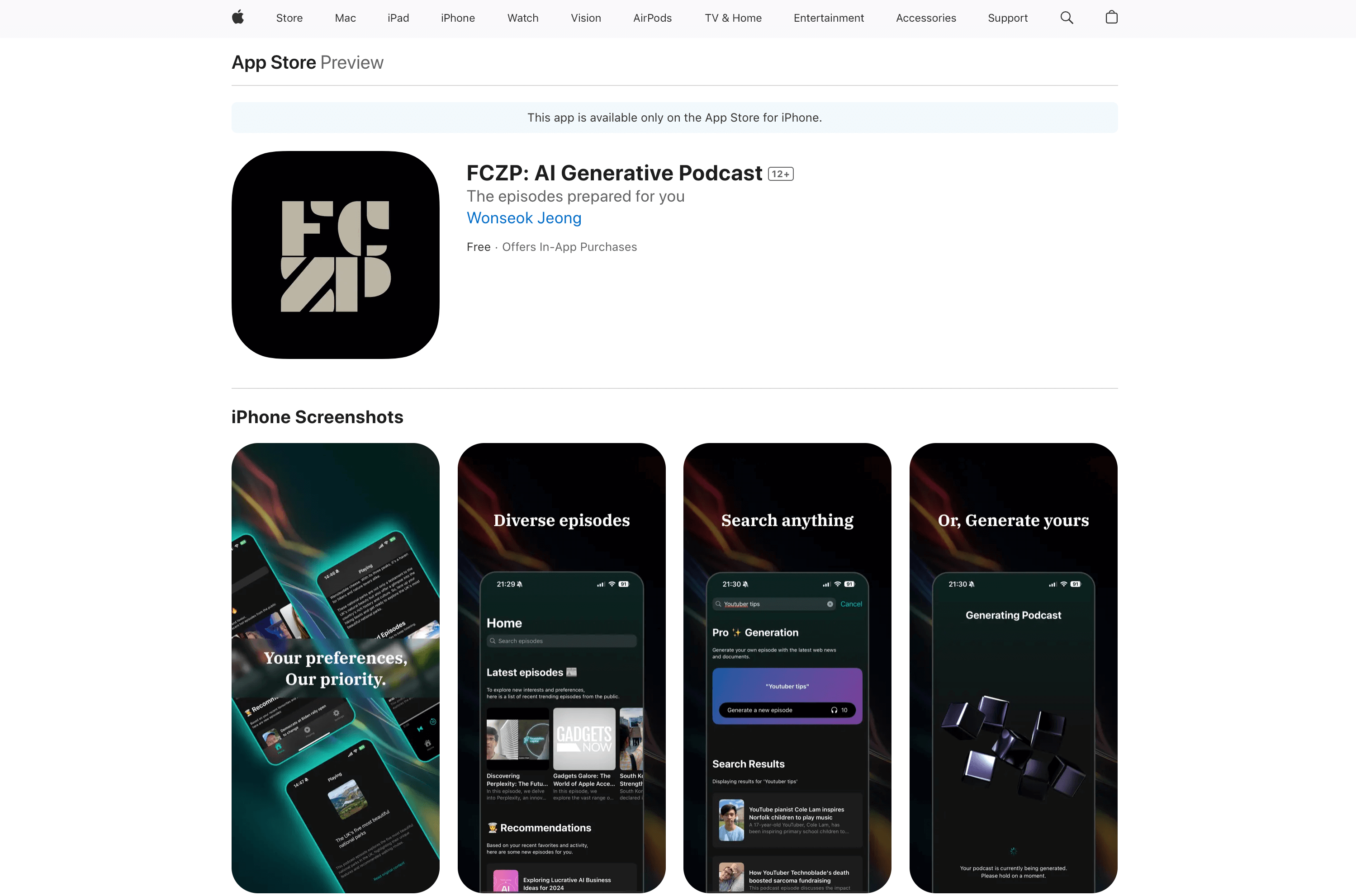 Personalized Podcasts, Every Episode a Surprise!