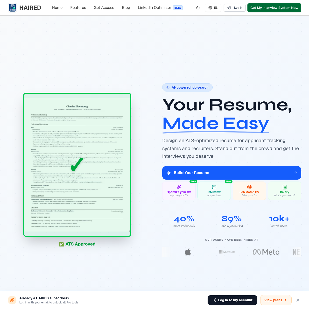 AI Resume Builder