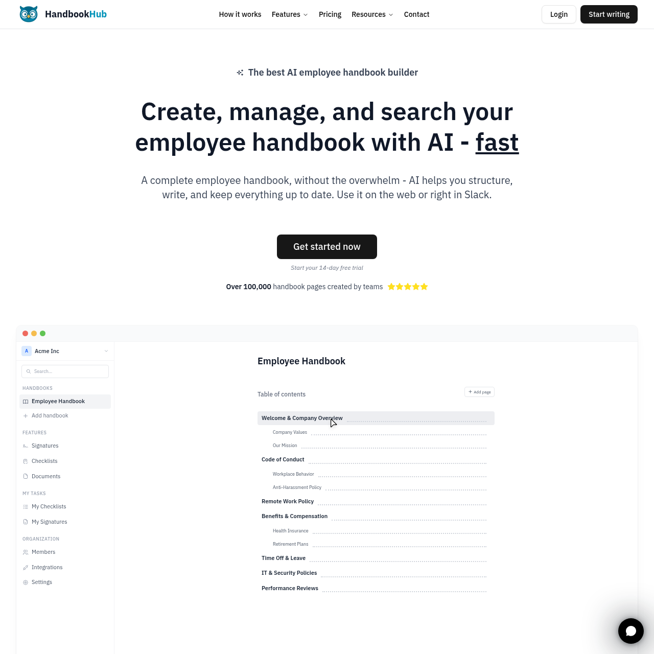 Create Employee Handbooks and Policies in Minutes with AI