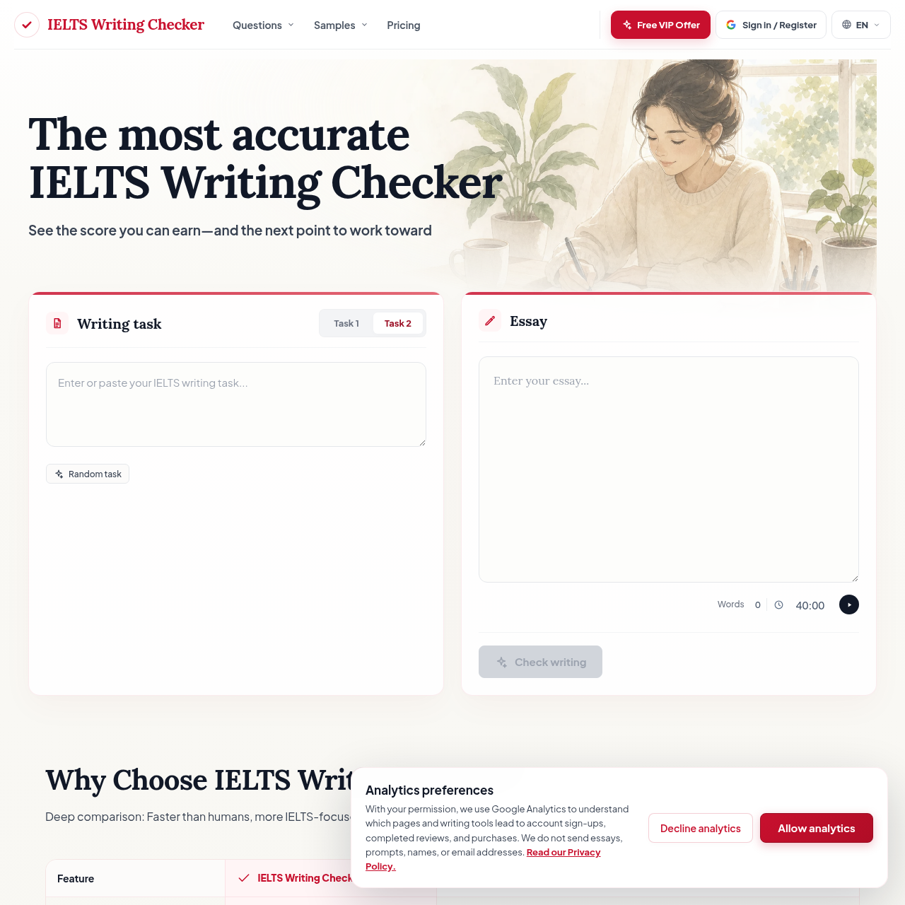 IELTS Writing Tool