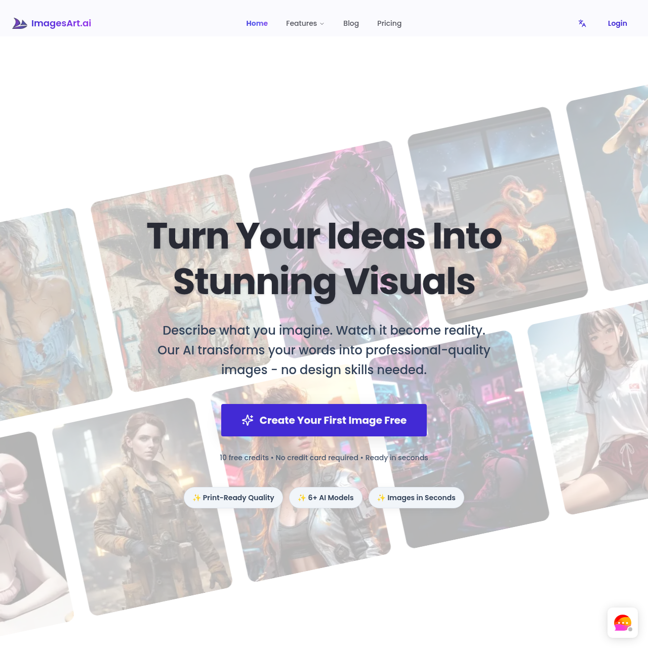 ImagesArt.ai: Transform Text into Stunning Images with AI | ImagesArt.ai