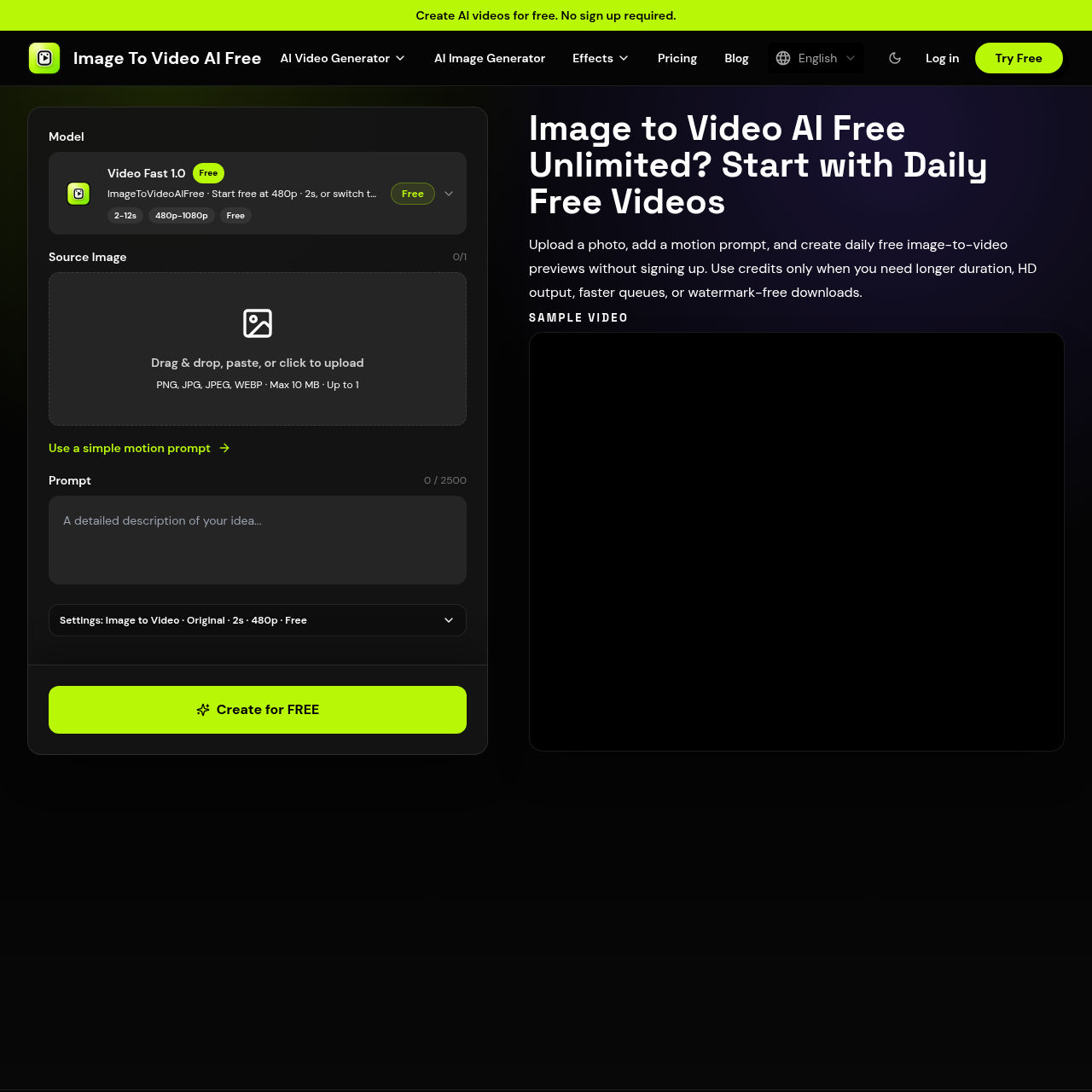 AI Image to Video Converter