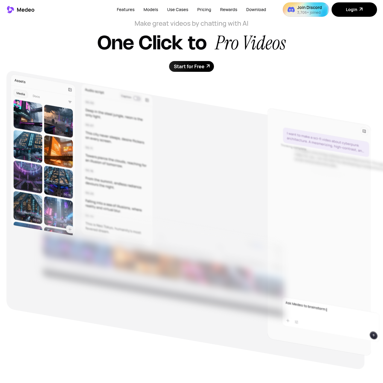 Create Professional Videos Instantly with AI-Powered Chat