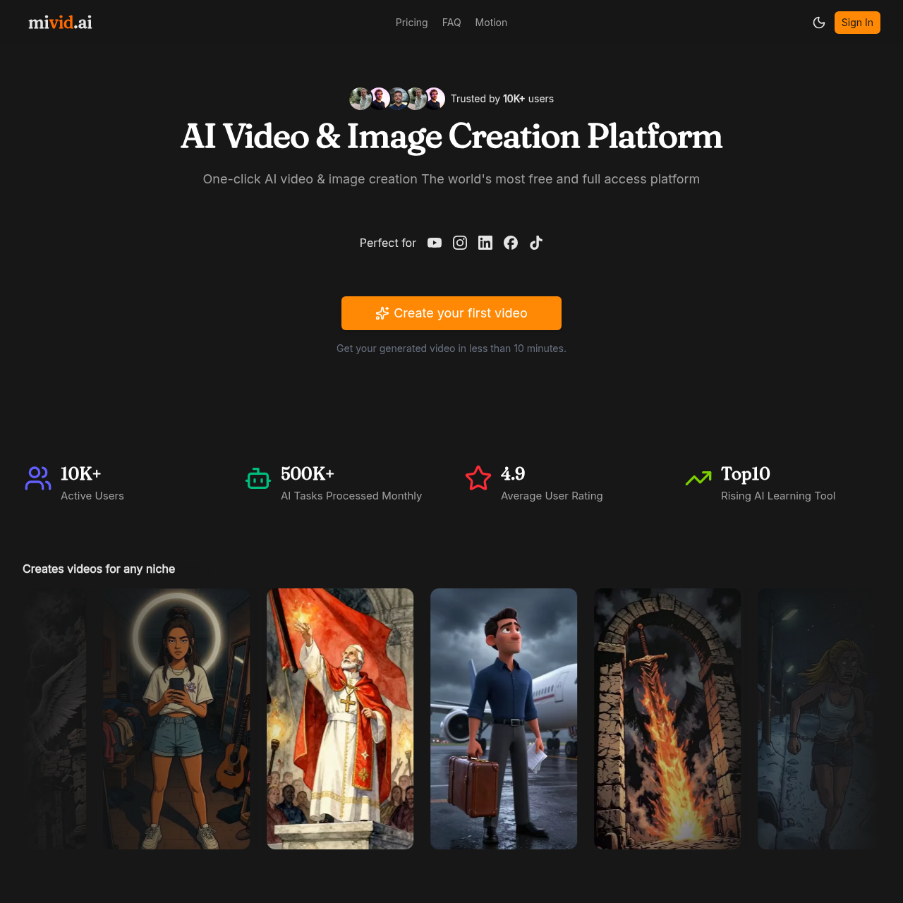 AI video generator