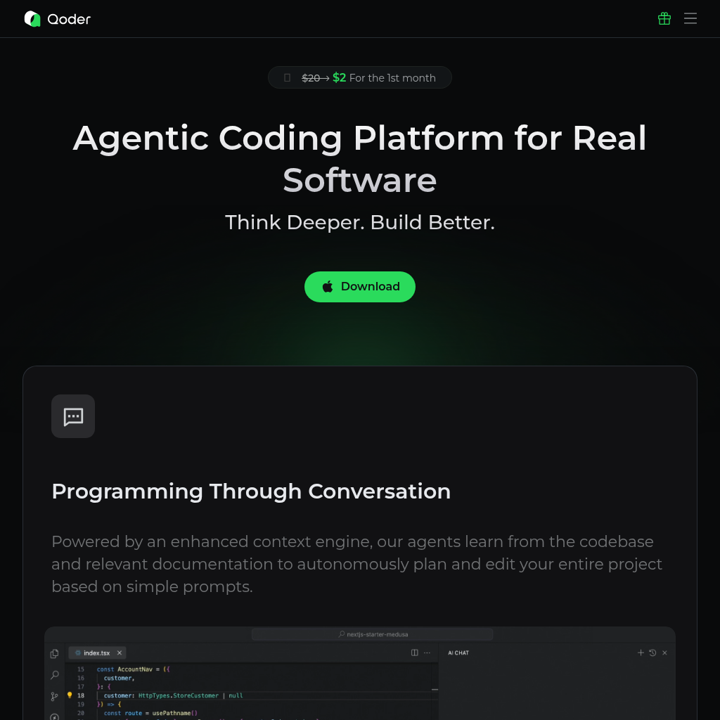 Qoder: Code Smarter, Not Harder