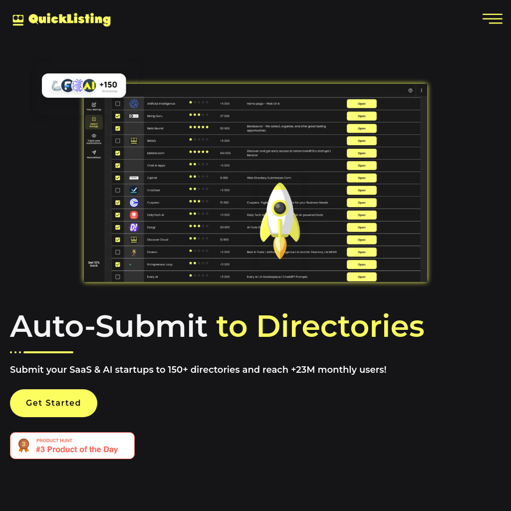 Simplify SaaS & AI Submissions, Boost Online Presence