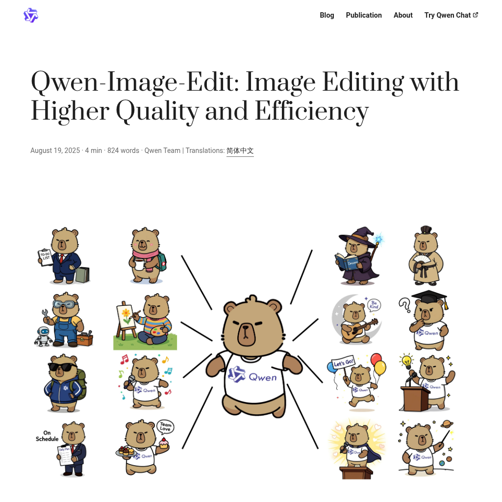 Qwen-Image-Edit: Edit with precision and creativity