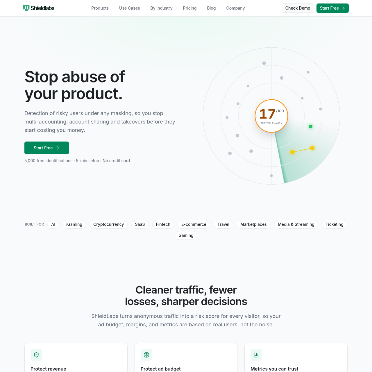 Fraud detection for web apps