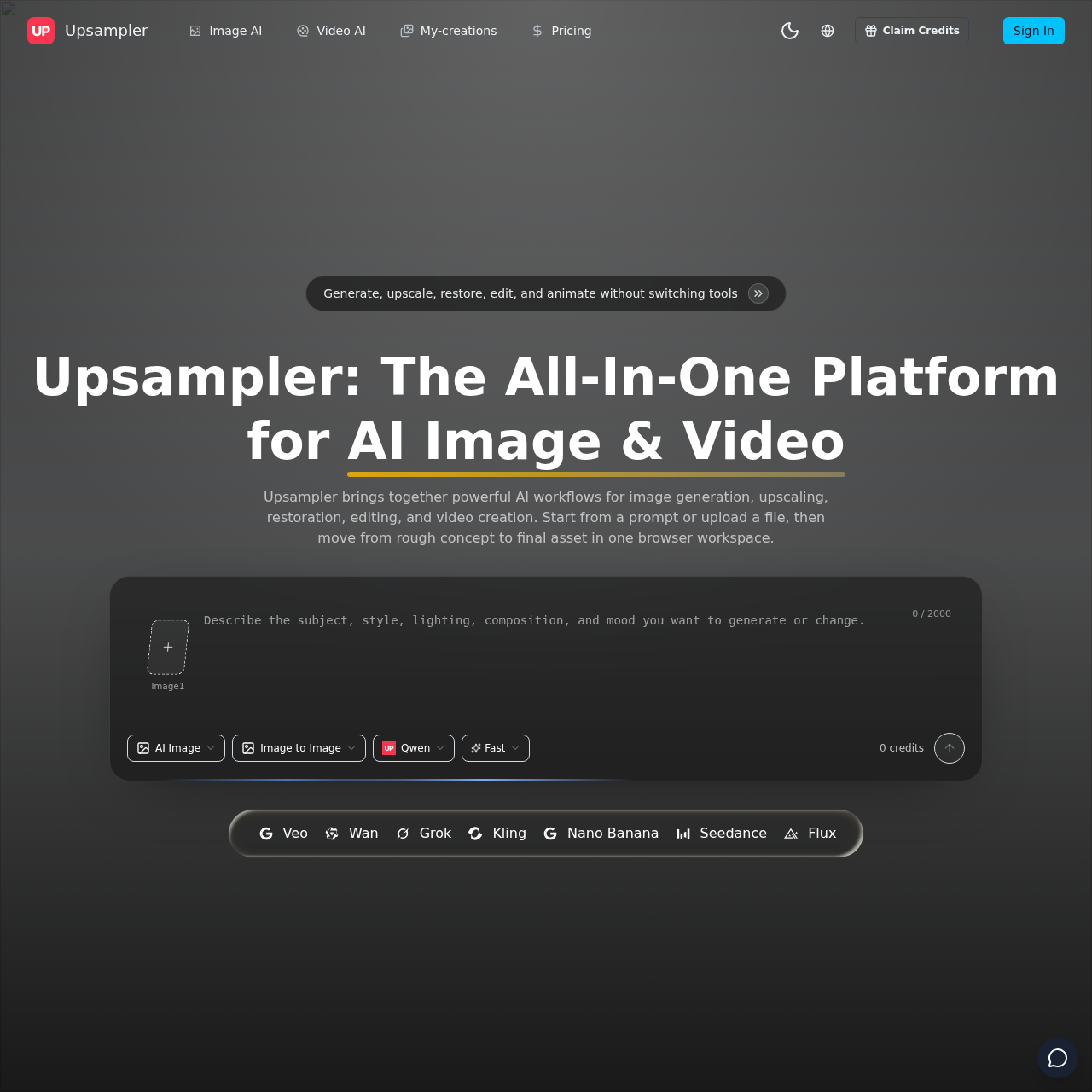 AI Image and Video Editor