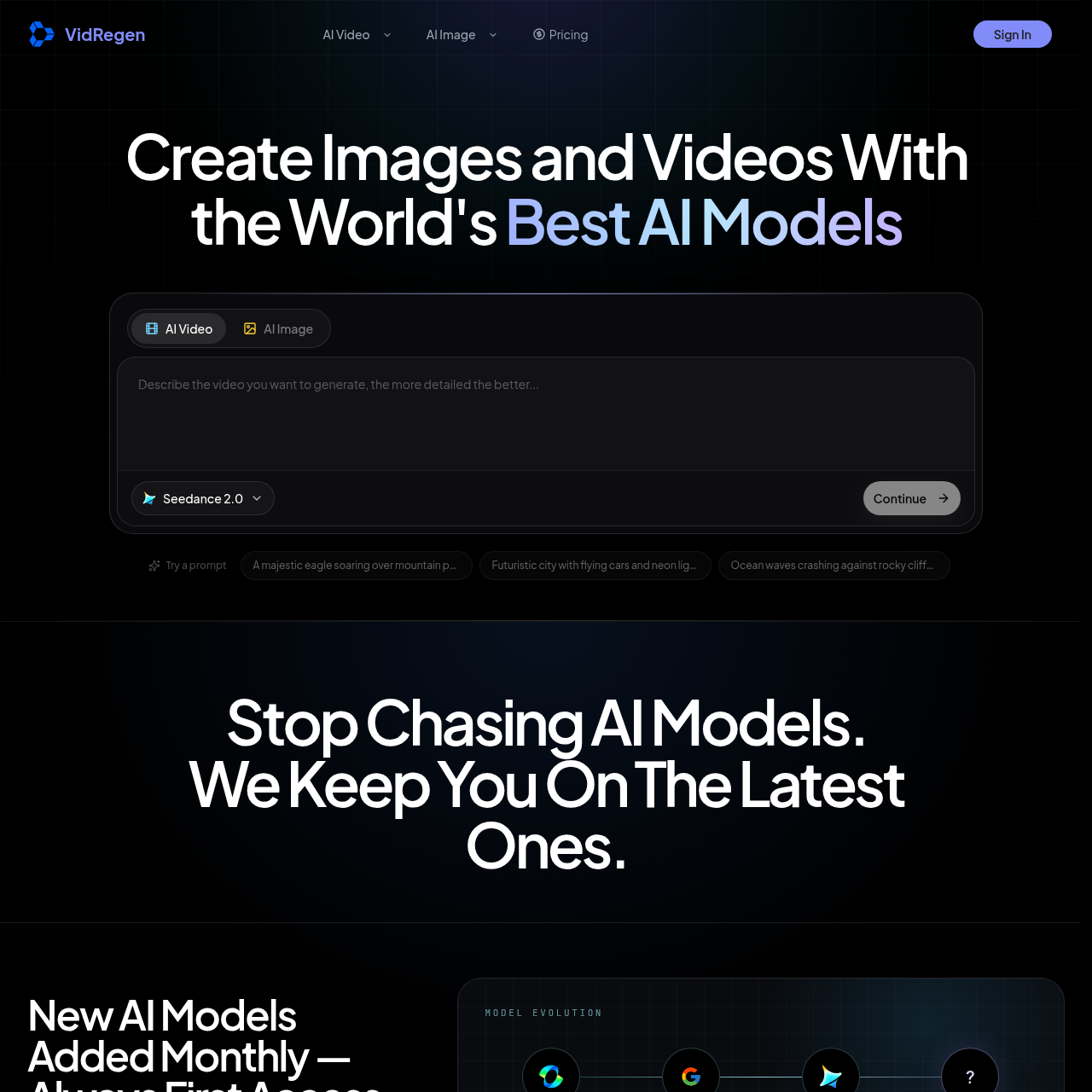Generate AI Images and Videos with Top Models in One Workspace